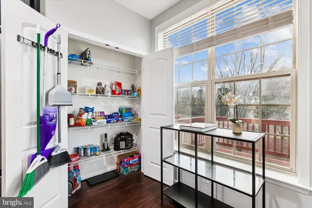 a view of storage and utility room