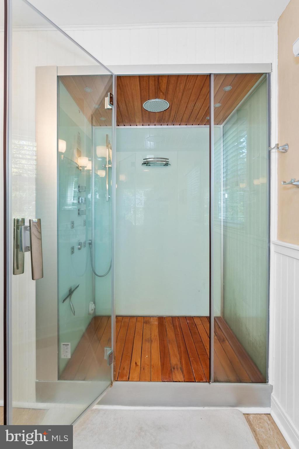 910 Augusta Road Wilmington, DE 19807 - Photo 26 of 38 Steam Shower with frameless glass door