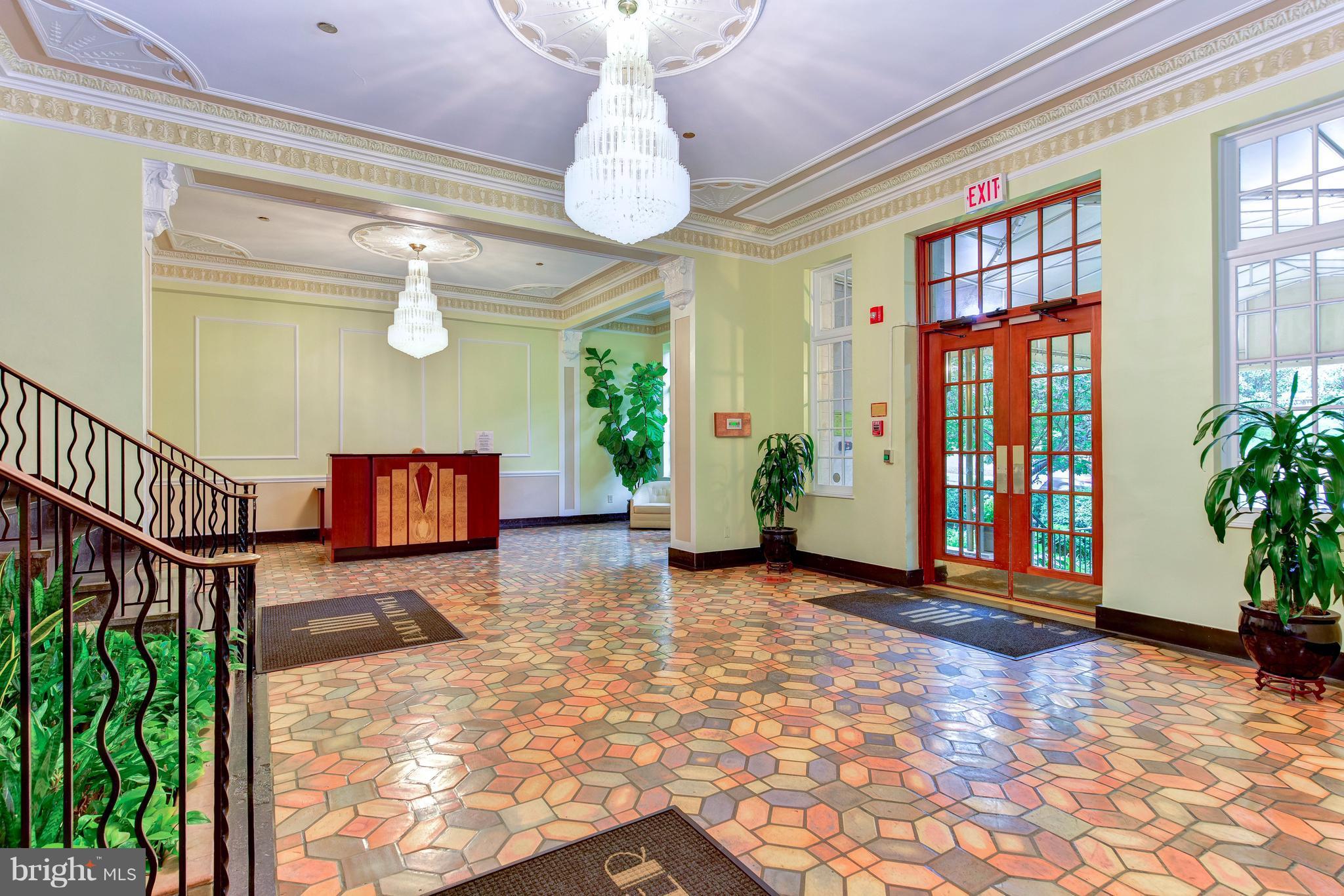 2440 16th Street Northwest, Unit 412 Washington, DC 20009 - Photo 3 of 25 a view of an entryway with a window and fire pit
