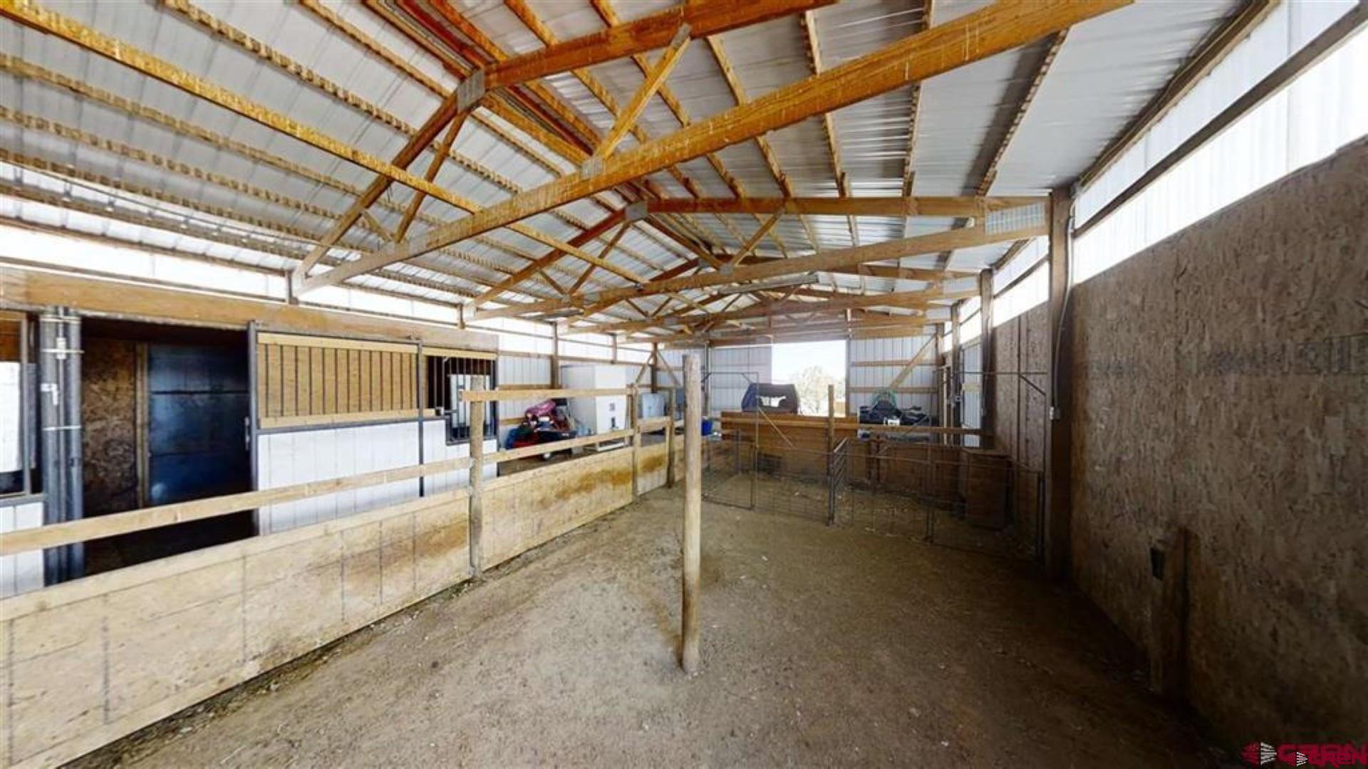 15423 2525th Road Cedaredge, CO 81413 - Photo 34 of 35 a view of a garage with wooden floor