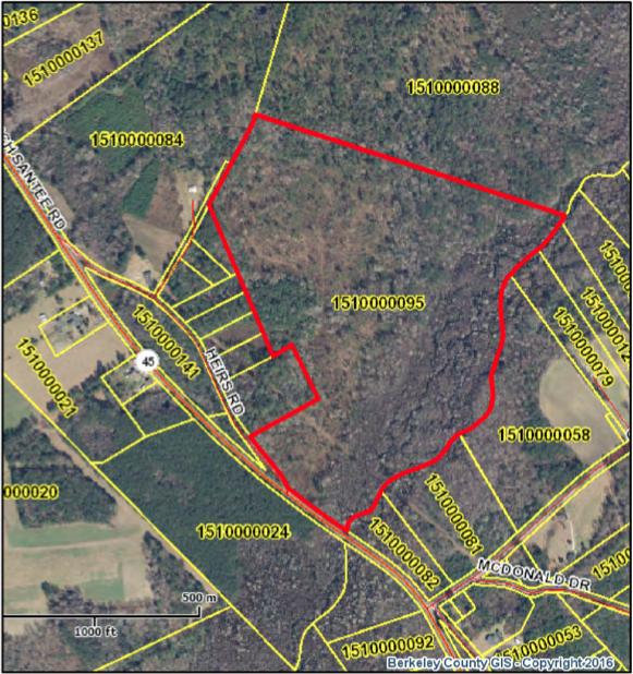 0 Heirs Road Jamestown, SC 29453 - Photo 18 of 19 0 Heirs Road tax map