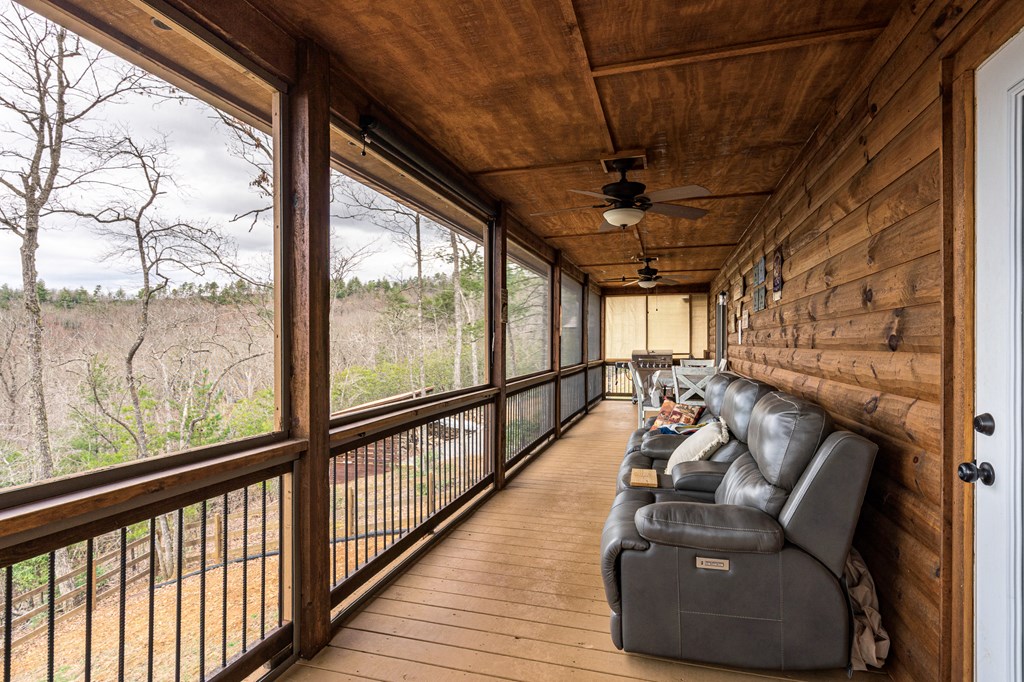 110 Sawtooth Rdg Road Murphy, NC 28906 - Photo 16 of 37 a roof deck with furniture