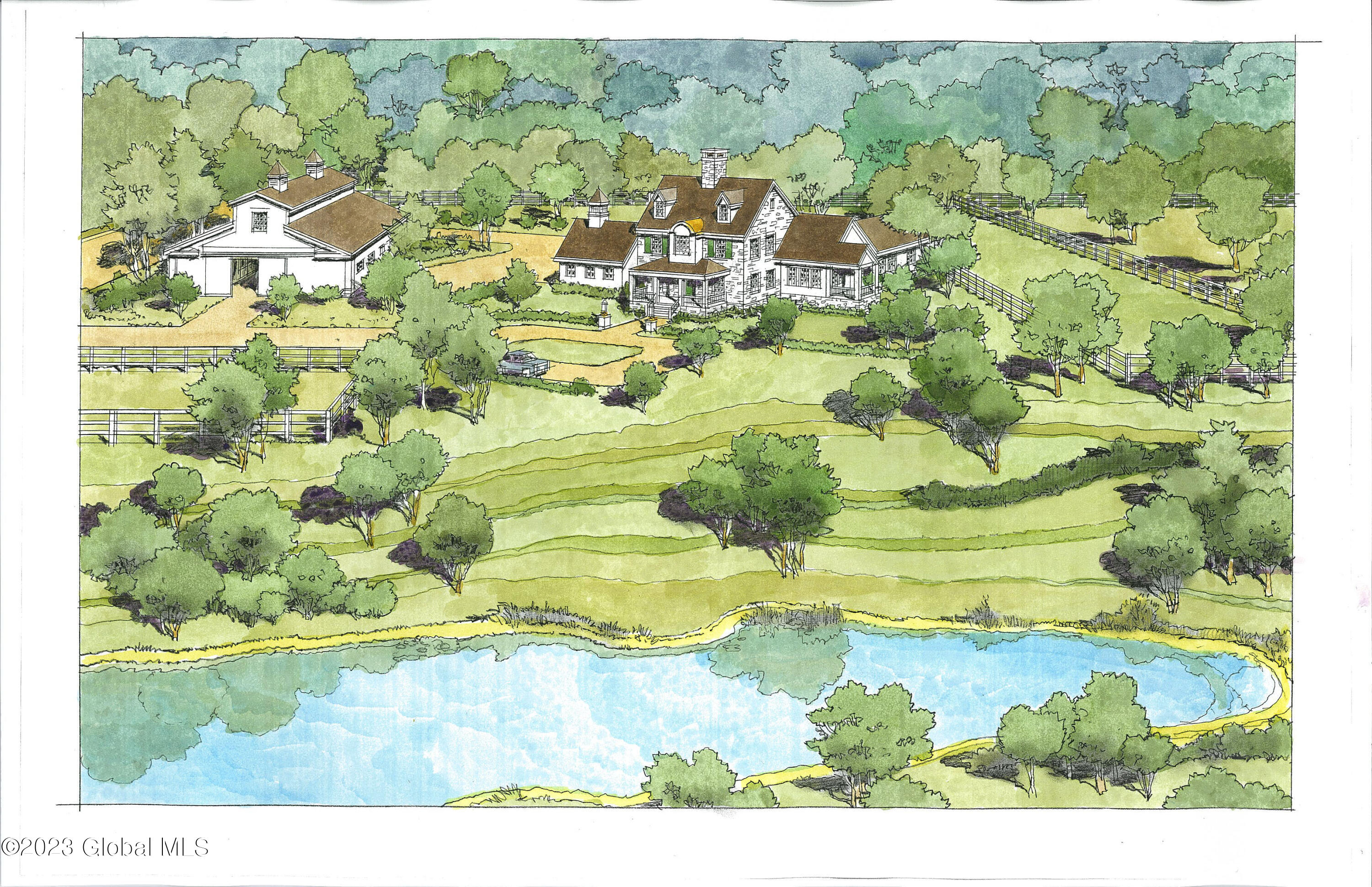 4 Saratoga Farm Road Malta, NY 12020 - Photo 19 of 50 saratoga farm watercolor