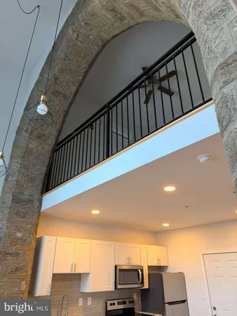 a view of a balcony