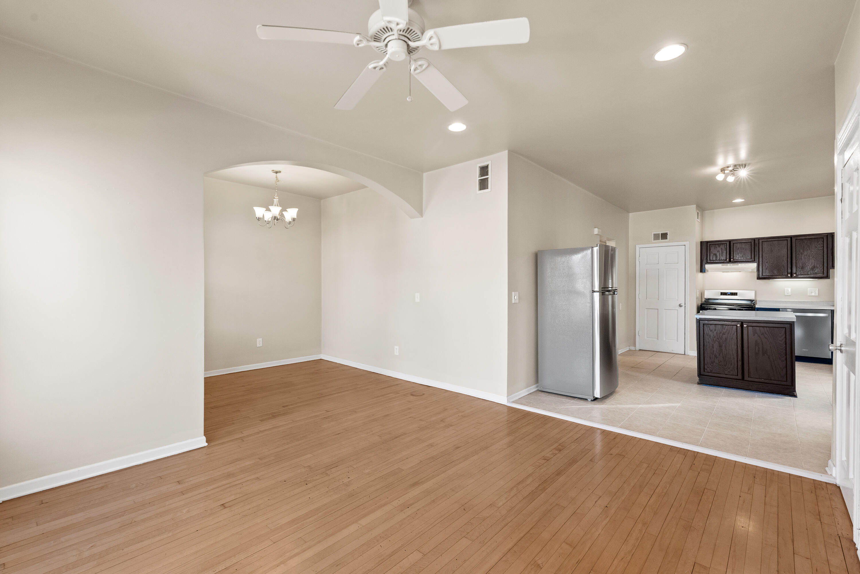 1115 East Knapp Street, Unit 2 Milwaukee, WI 53202 - Photo 5 of 18 View of Kitchen from Living/ Dining Room