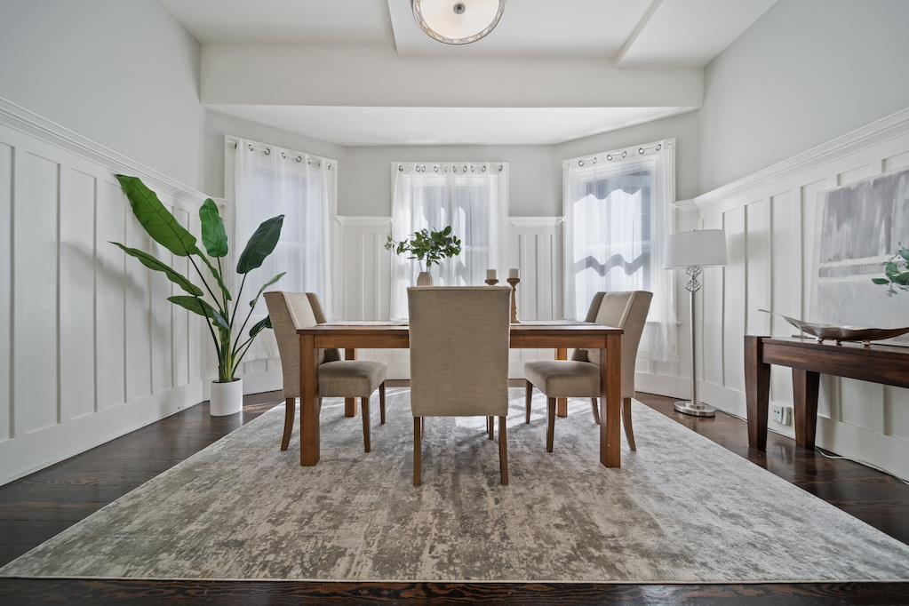 1731 11th Street Oakland, CA 94607 - Photo 10 of 35 a view of a dining room with furniture and wooden floor