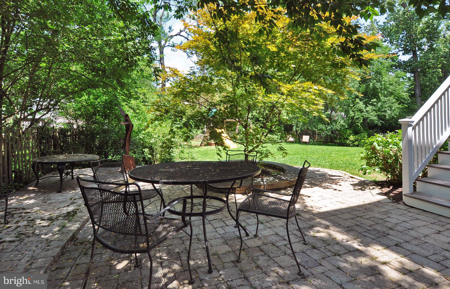 5411 Lambeth Road Bethesda, MD 20814 - Photo 17 of 43 Sweet patio overlooking wonderful rear yard