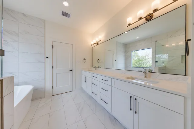 a view of a room with storage