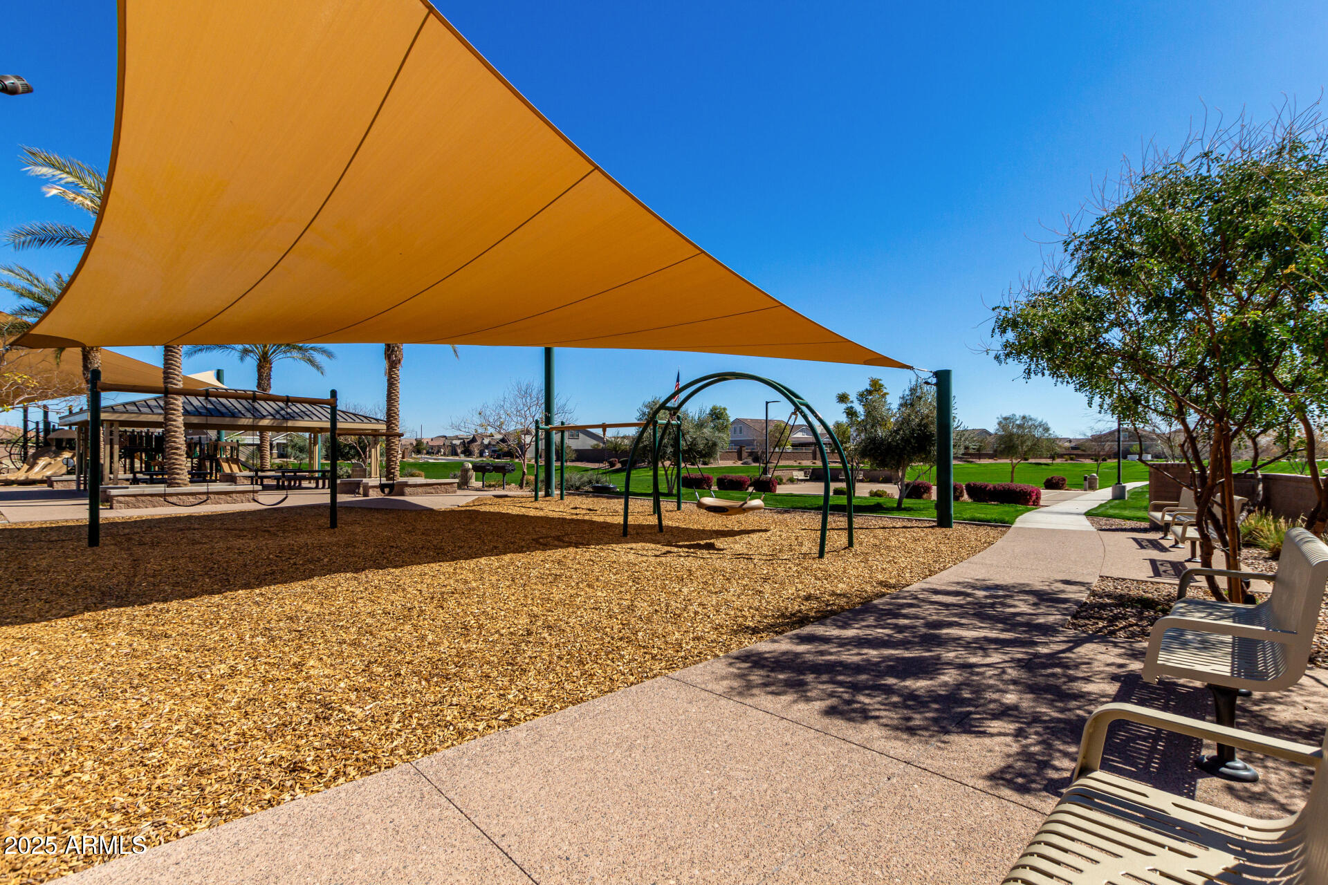 23129 East Carriage Way Queen Creek, AZ 85142 - Photo 47 of 50 a view of a swimming pool with a patio