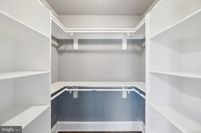 a view of walk in closet