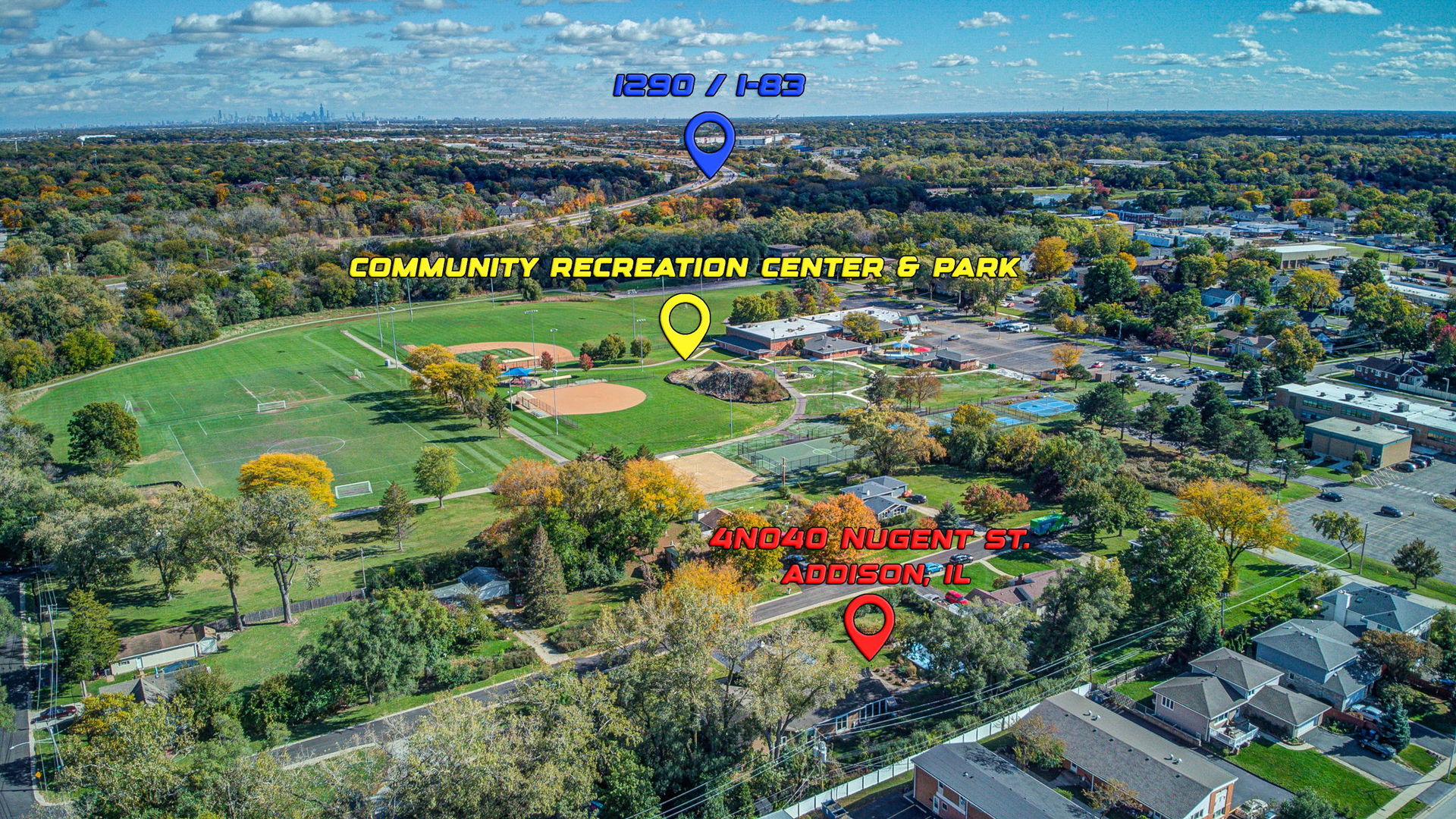 4-n040 Nugent Street Addison, IL 60101 - Photo 46 of 48 a view of a outdoor space