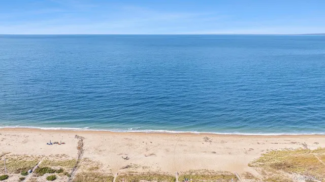 a view of beach and ocean