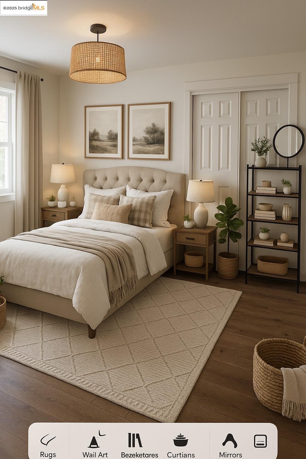 3301 Buchanan Road, Unit 47 Antioch, CA 94509 - Photo 51 of 58 a bedroom with a bed and wooden floor