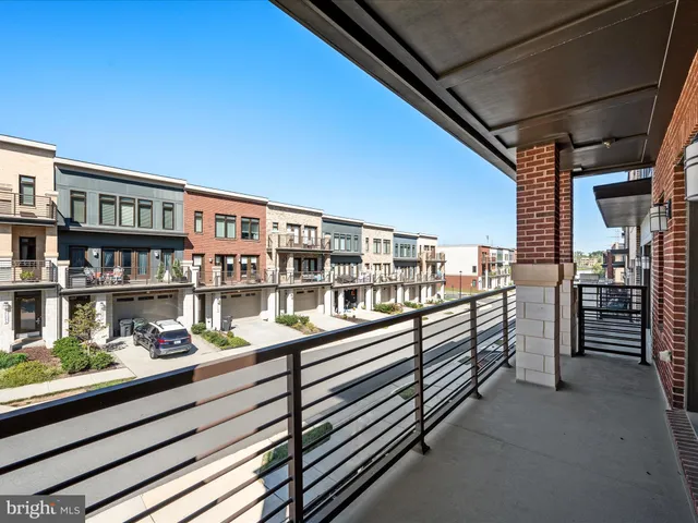 a city view from balcony