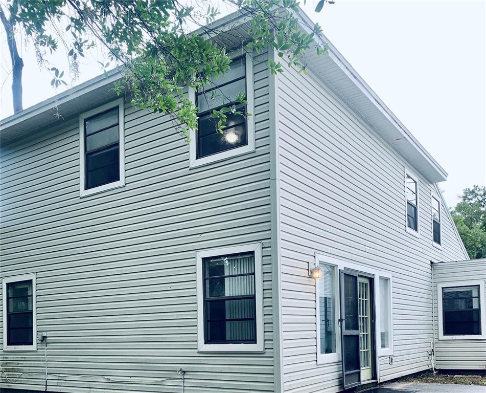 a view of a house with a door