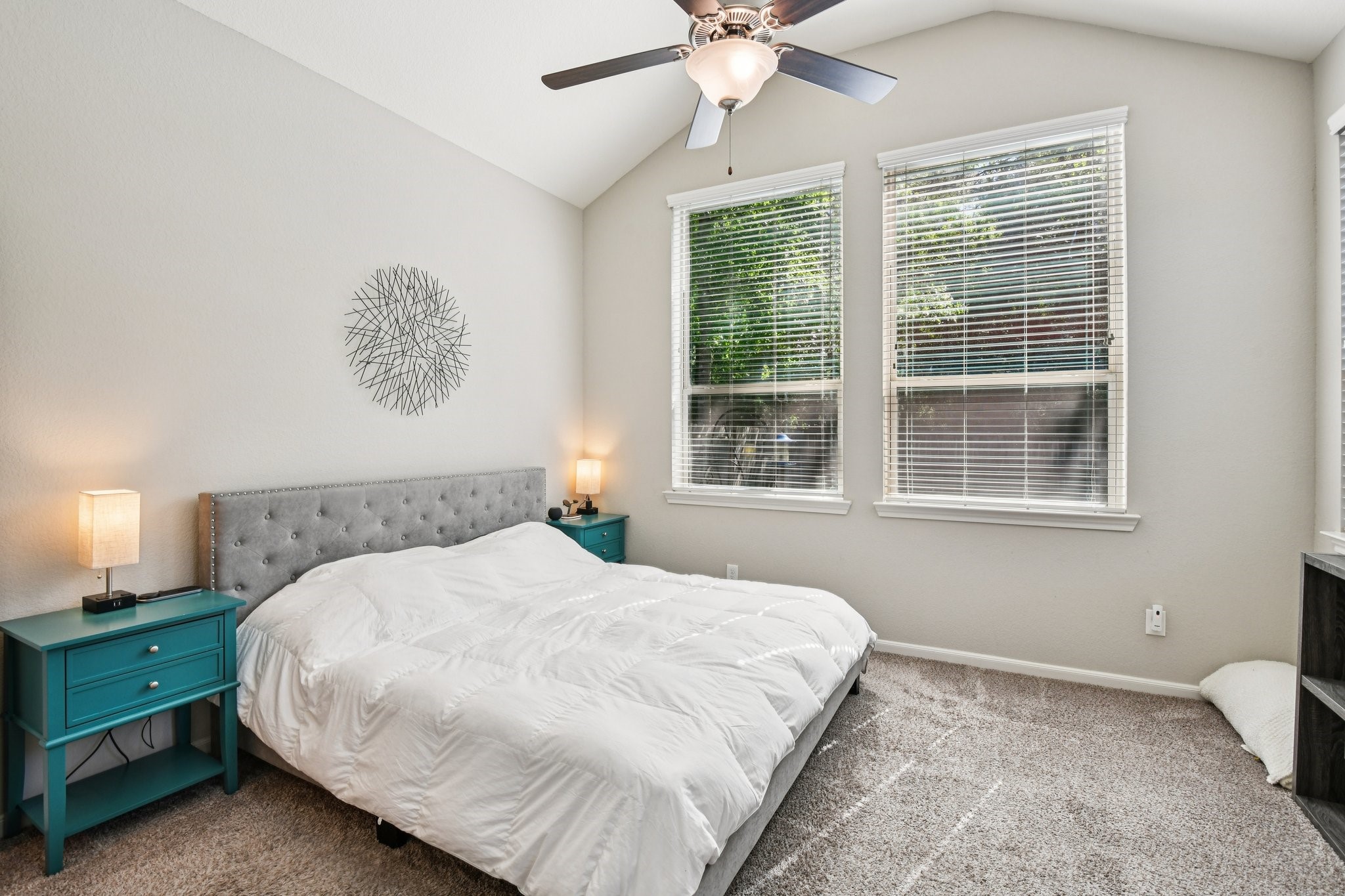 230 Biltmore Loop Montgomery, TX 77316 - Photo 18 of 39 Primary bedroom overlooks the wooded greenbelt for extra privacy.