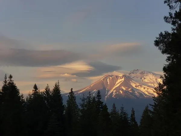 a view of mountains in the background