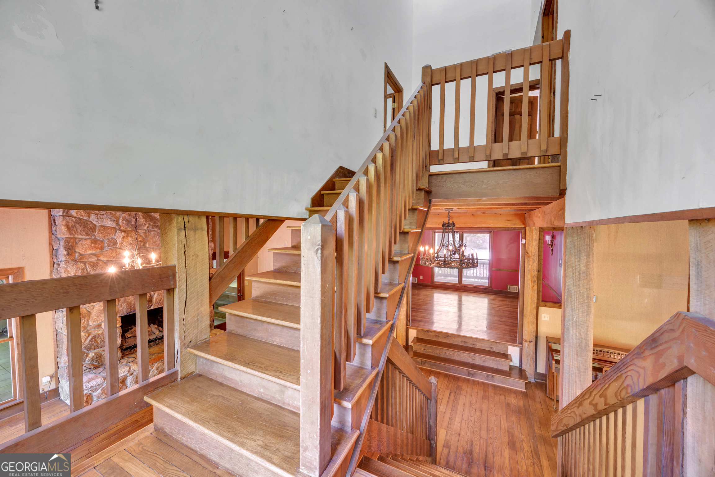 400 River Cove Road Social Circle, GA 30025 - Photo 35 of 83 a view of staircase with large window