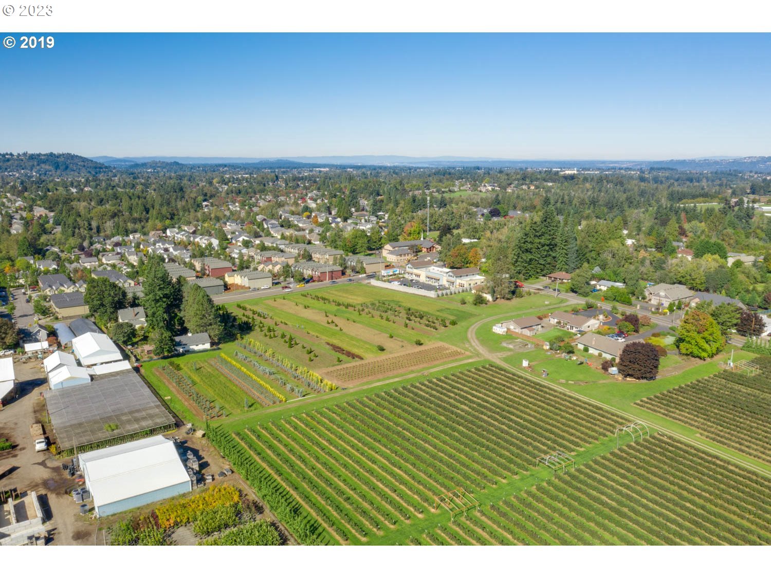 6110 Southeast Lusted Road Gresham, OR 97080 - Photo 8 of 13 an aerial view of residential houses with outdoor space