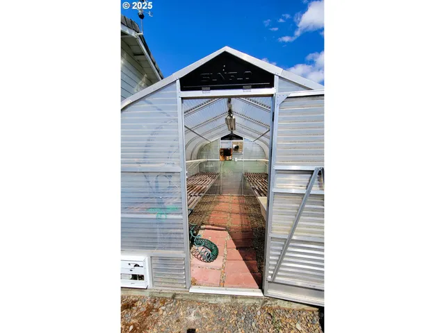 a black and white photo of a garden