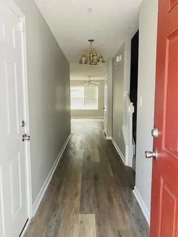 wooden floor in an empty room with wooden floor