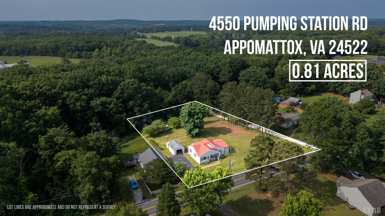 4550 Pumping Station Road Appomattox, VA 24522 - Photo 2 of 34 a sign that is on the side of a road