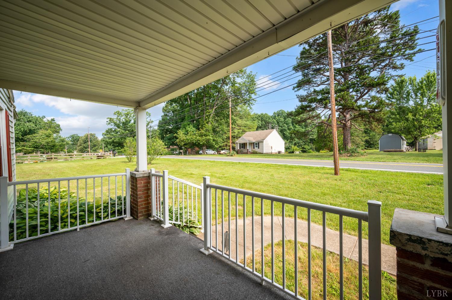 4550 Pumping Station Road Appomattox, VA 24522 - Photo 30 of 34 a view of outdoor space with deck and yard