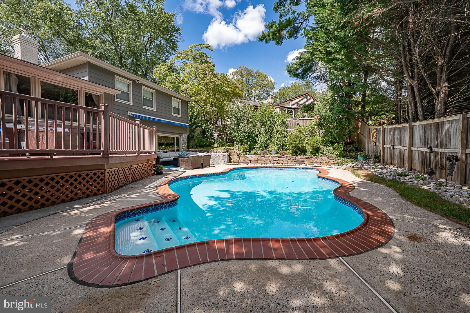 1218 Weymouth Road Wynnewood, PA 19096 - Photo 42 of 47 Inground Pool with new coping, plaster and heater