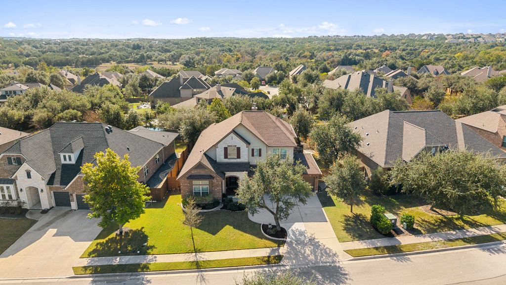 558 Merion Drive Austin, TX 78737 - Photo 38 of 40 an aerial view of a house
