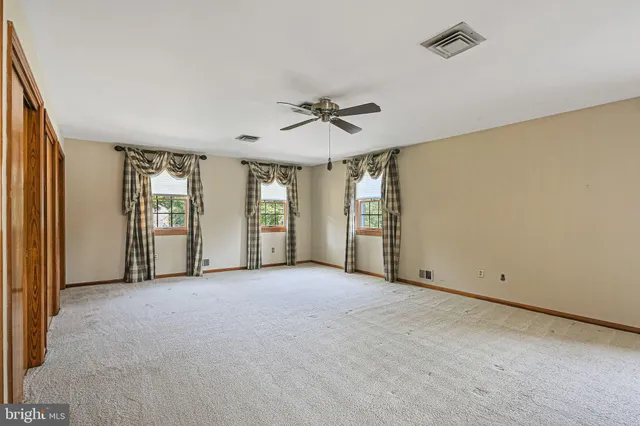 a view of an empty room