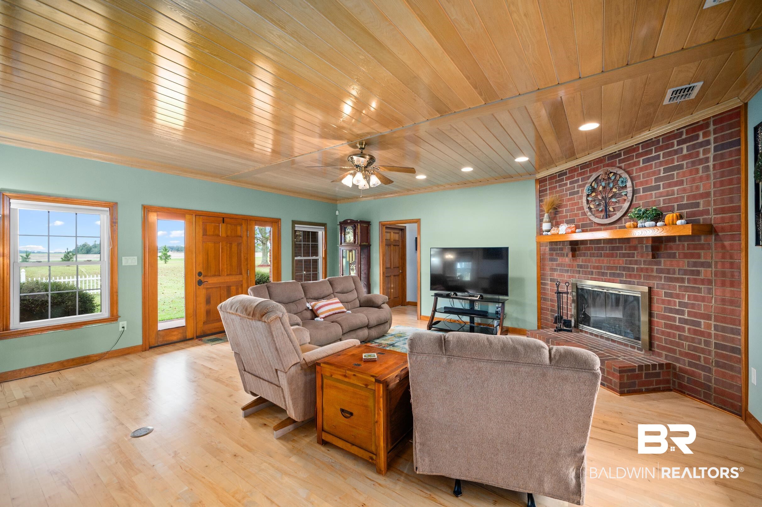 13871 Underwood Road Summerdale, AL 36580 - Photo 6 of 33 Exit Door to Fenced Pool Backyard Area