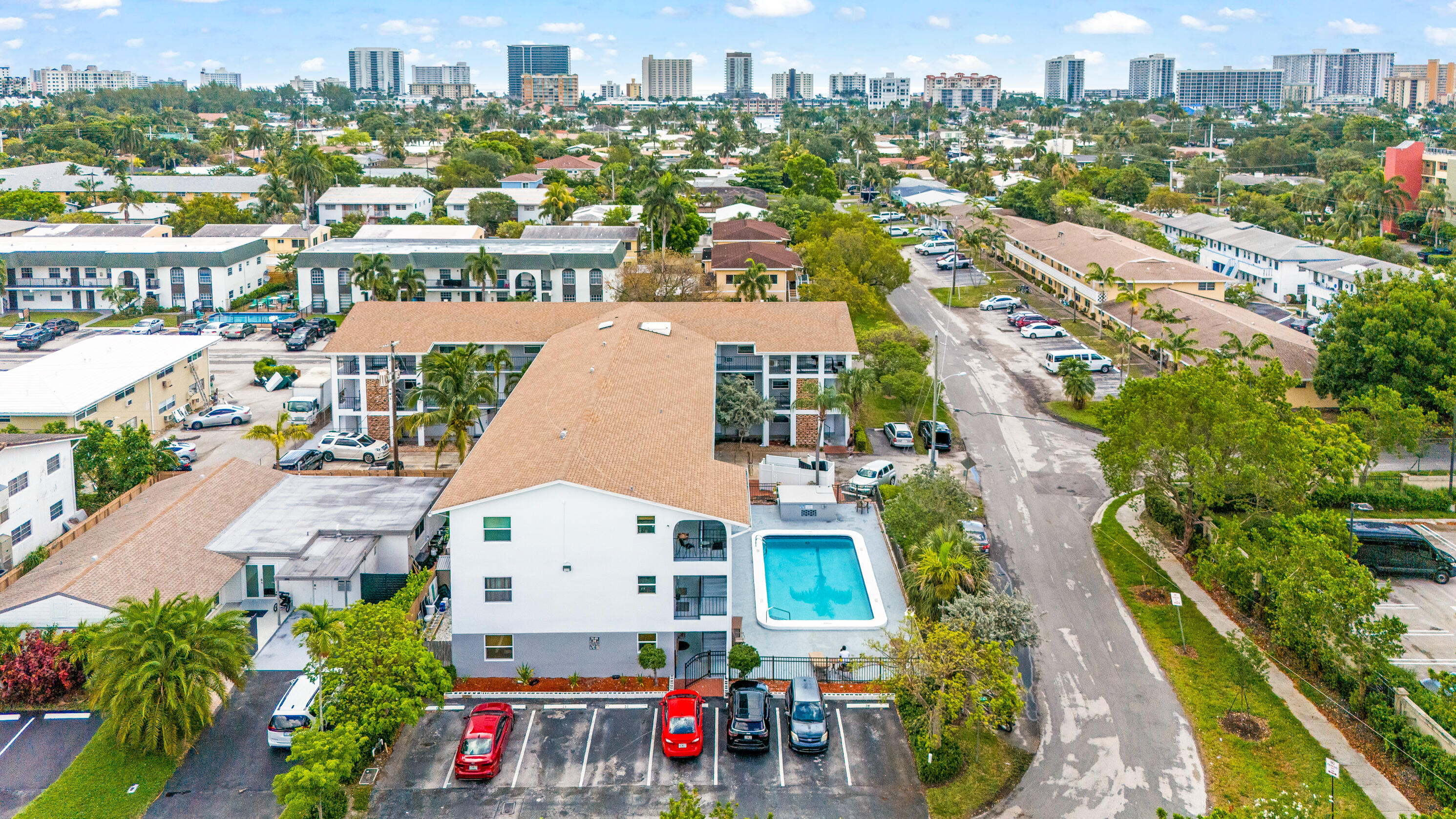 1021 Northeast 24th Avenue, Unit 12 Pompano Beach, FL 33062 - Photo 10 of 33 a view of city with tall buildings
