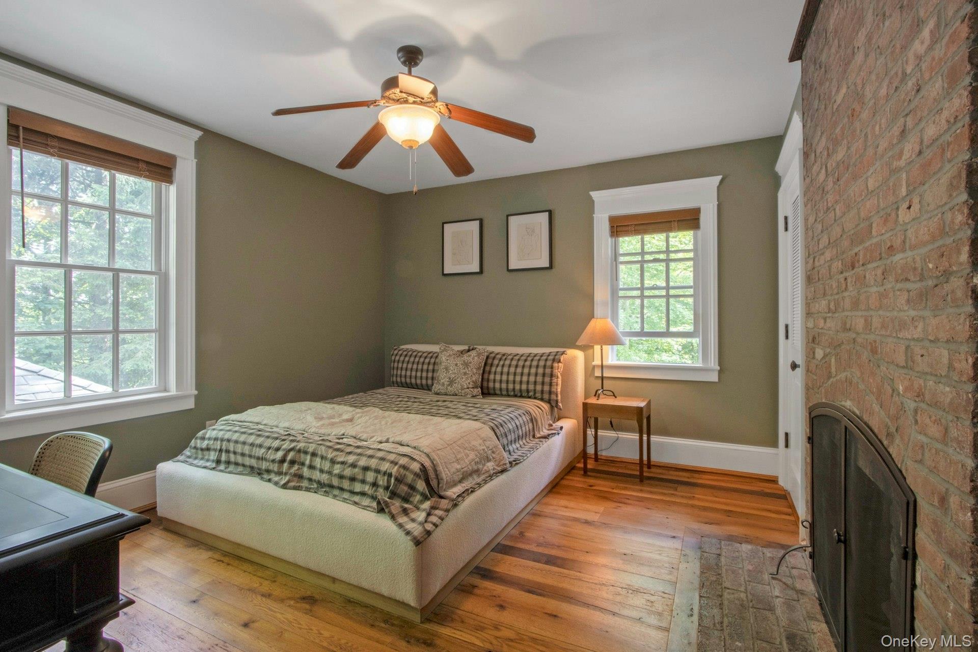 314 Haverstraw Road Suffern, NY 10901 - Photo 28 of 44 Bedroom with baseboards, hardwood / wood-style floors, and ceiling fan