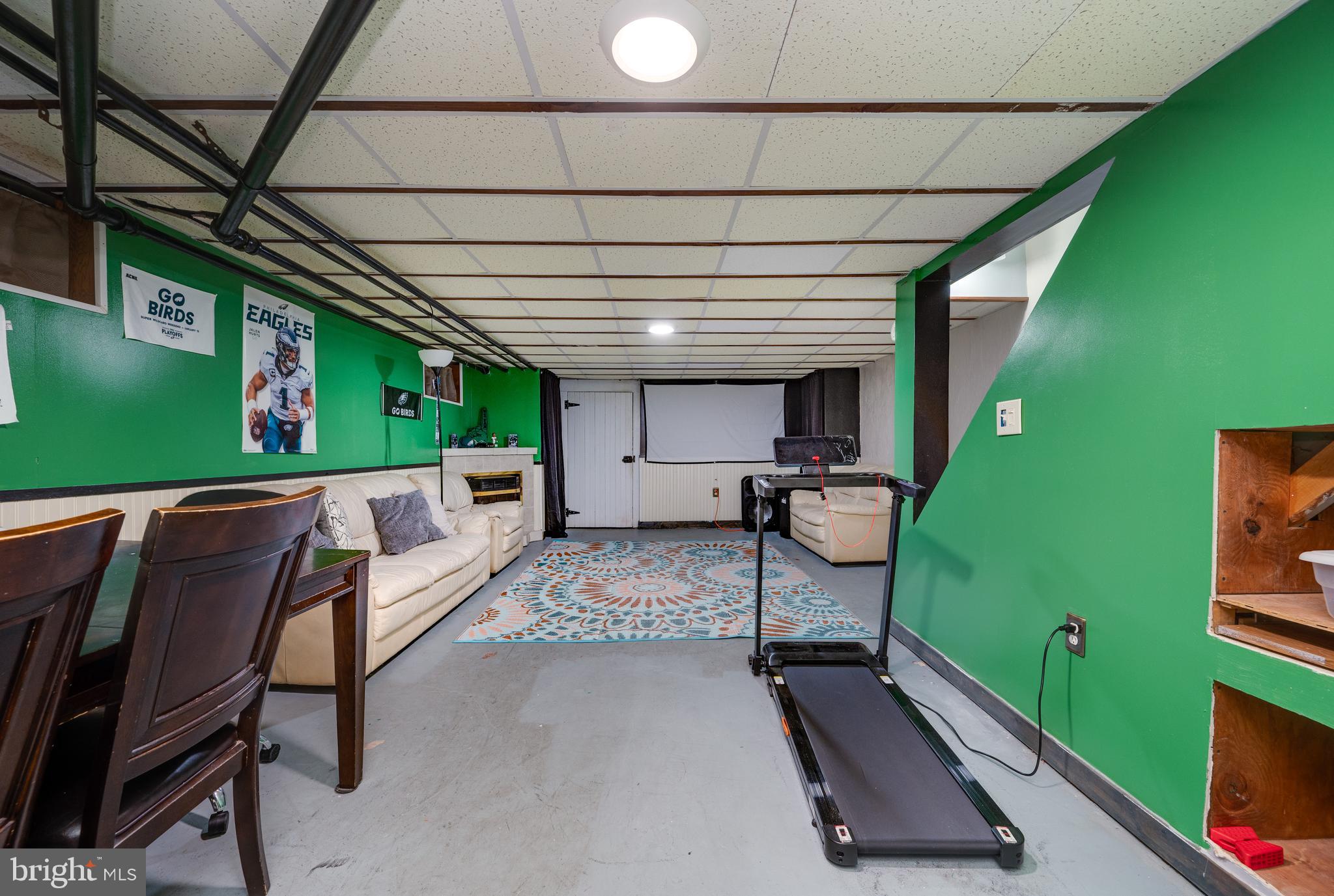 417 North Brobst Street Shillington, PA 19607 - Photo 23 of 24 Basement recreation room with recessed lighting
