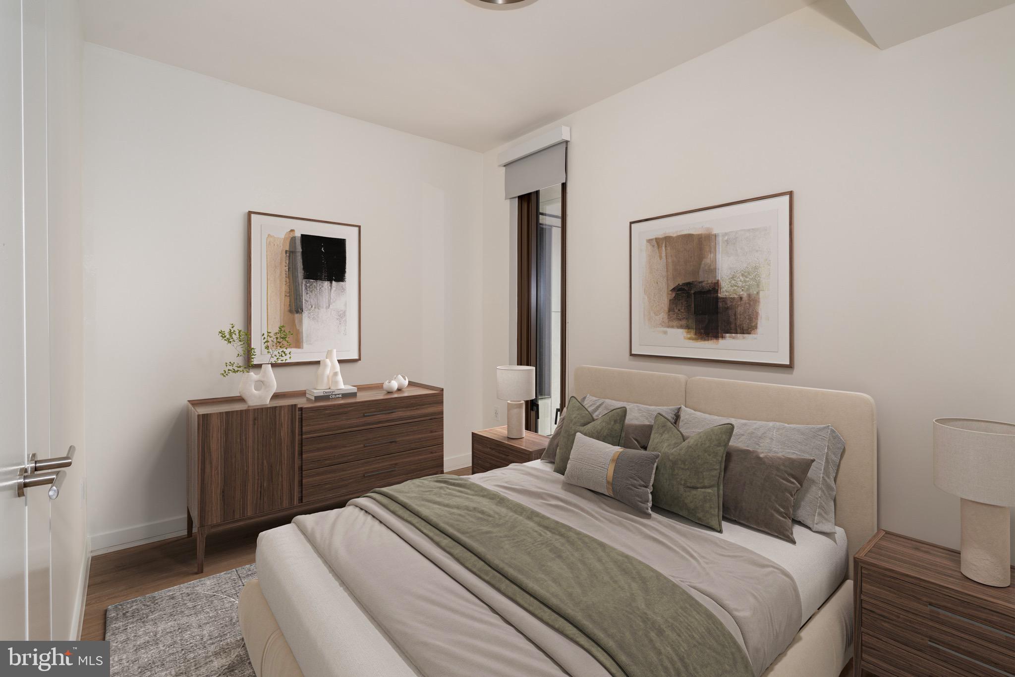 1630 Columbia Road Northwest, Unit 904 Washington, DC 20009 - Photo 3 of 20 a bedroom with a bed and a dresser