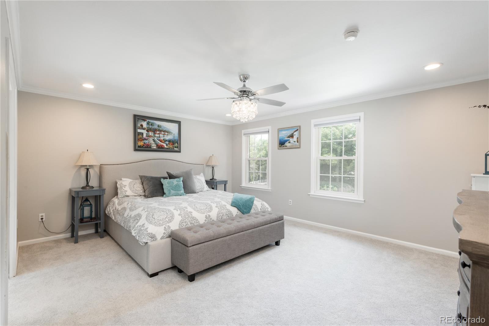 7 Middlefield Road Littleton, CO 80123 - Photo 14 of 39 a bedroom with a bed and window