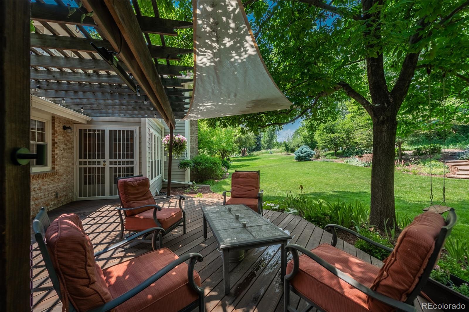 7 Middlefield Road Littleton, CO 80123 - Photo 31 of 39 a view of a patio with furniture