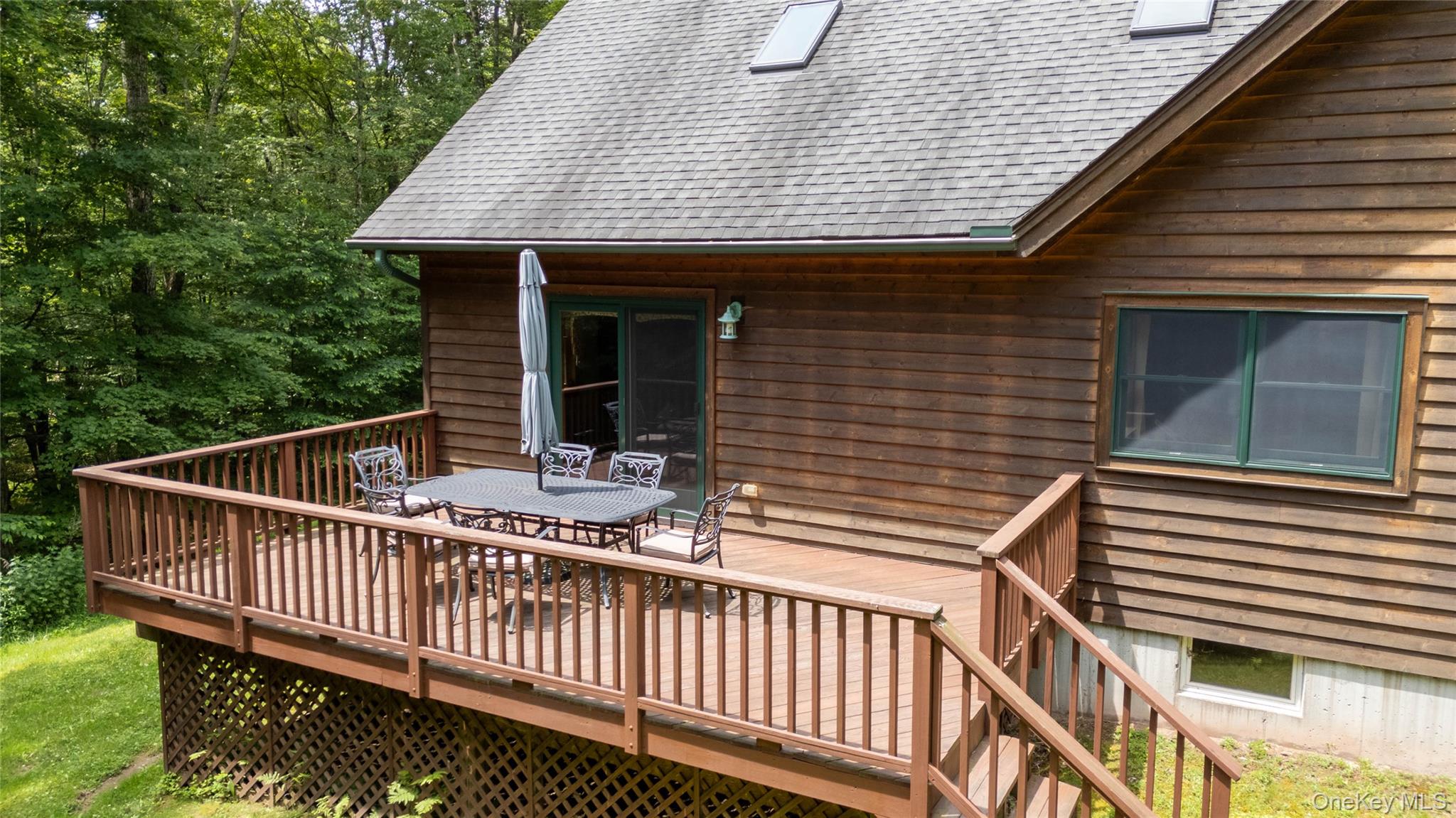 384 Morton Hill Road Roscoe, NY 12776 - Photo 3 of 27 Wooden terrace featuring outdoor dining area