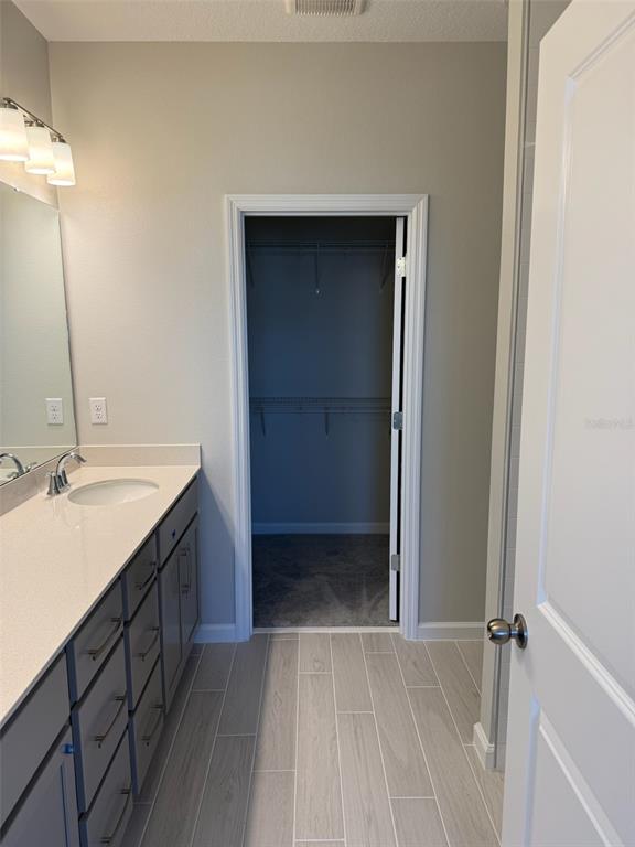 619 Pothos Street Apopka, FL 32703 - Photo 24 of 37 a bathroom with a sink and a mirror