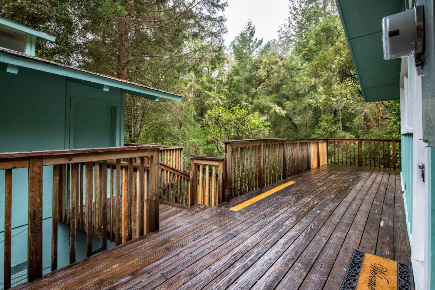 665 Cathedral Drive Aptos, CA 95003 - Photo 22 of 23 a balcony with wooden floor in front of it