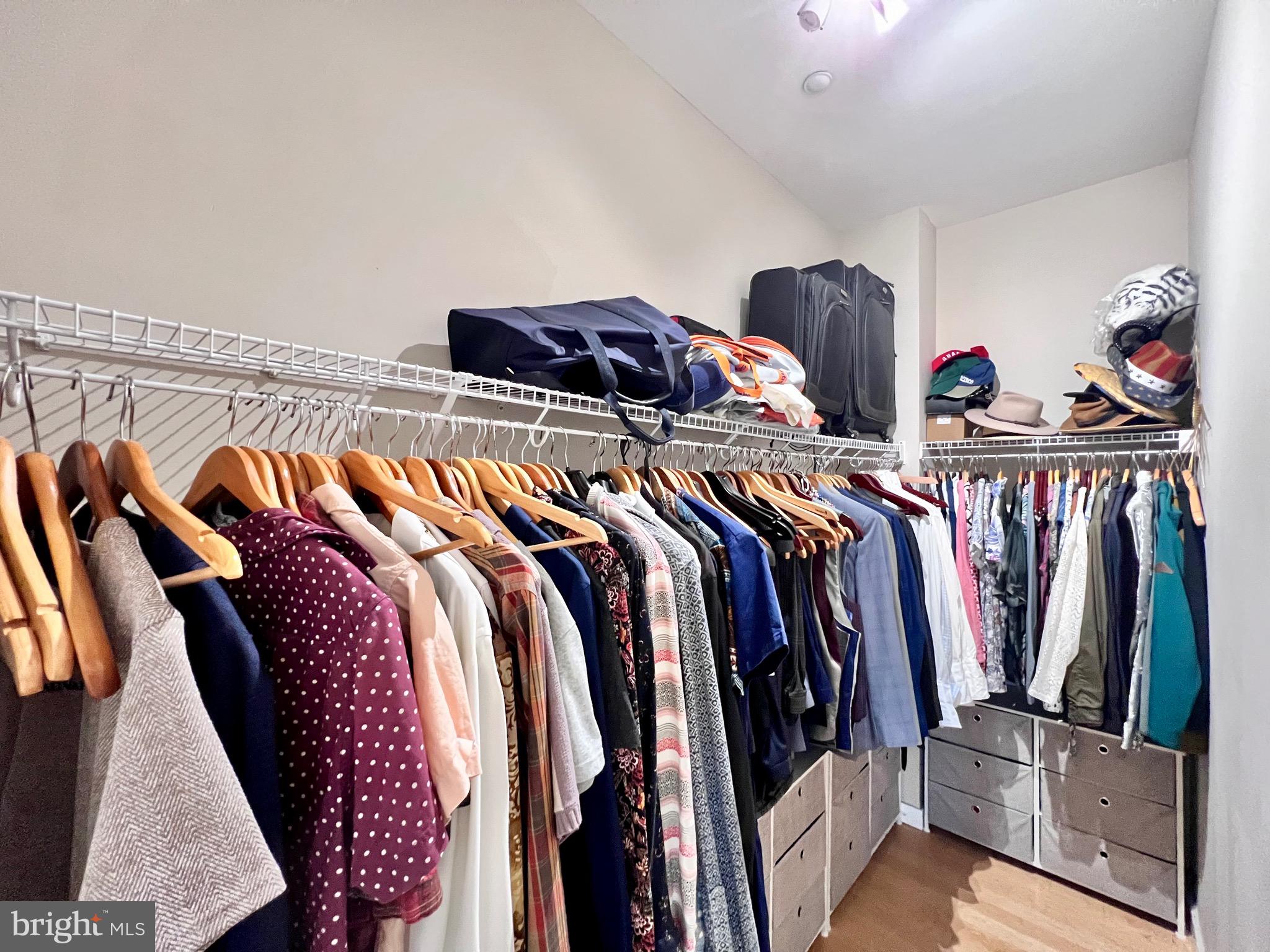 2410 17th Street Northwest, Unit 300 Washington, DC 20009 - Photo 10 of 22 Walk-in closet of master bedroom