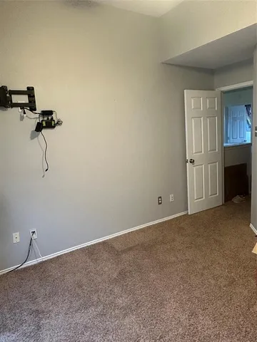 a view of a room with closet