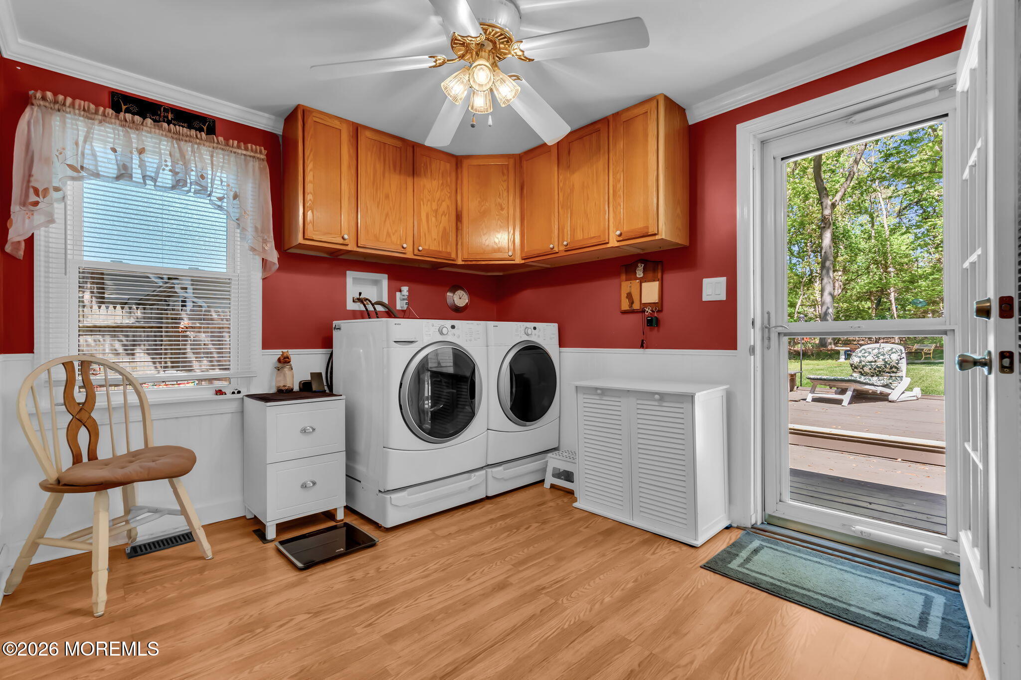 437 Shady Lane Howell, NJ 07731 - Photo 10 of 21 a view of a kitchen with fridge and workspace