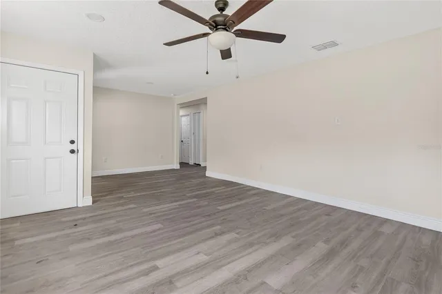 wooden floor in an empty room