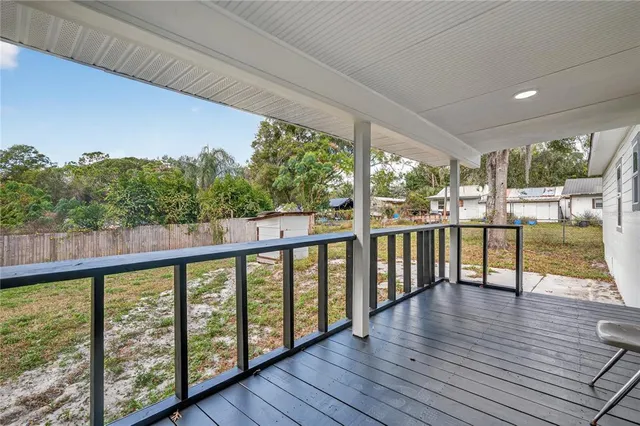 a view of a city from a balcony