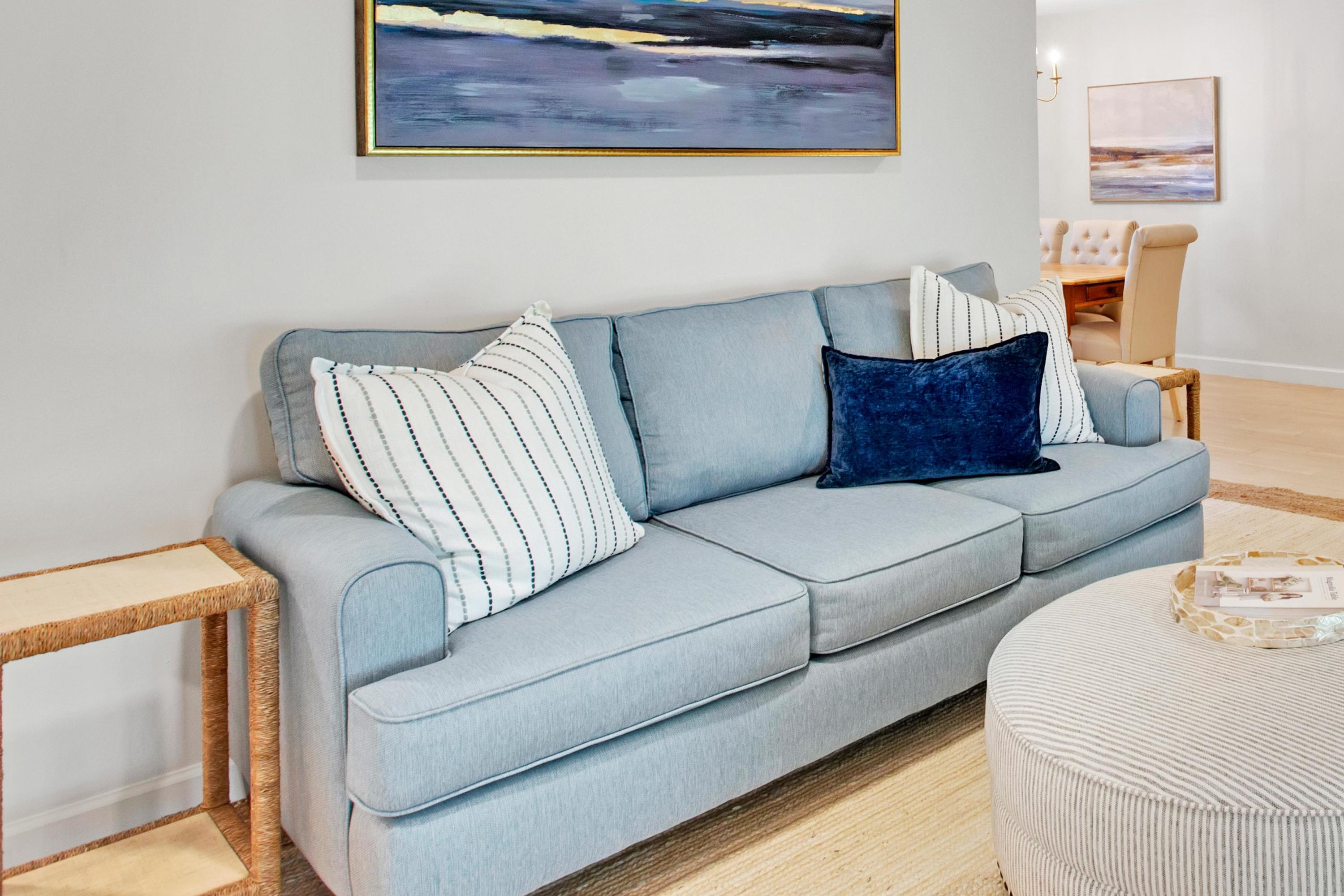 666 Bayou Drive, Unit 666 Miramar Beach, FL 32550 - Photo 8 of 24 a living room with furniture and a couch