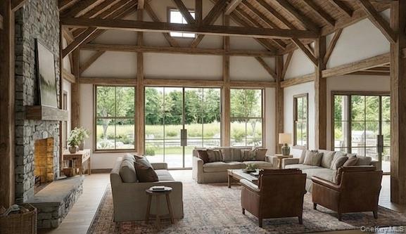 1000 Rocky Point Road East Marion, NY 11939 - Photo 7 of 14 a living room with furniture and a large window