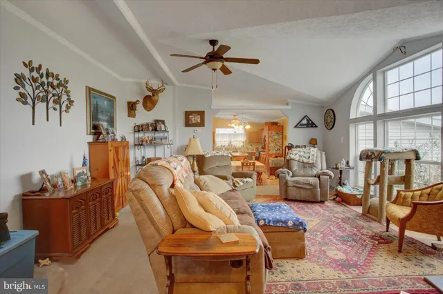 a bedroom with a bed window and couch