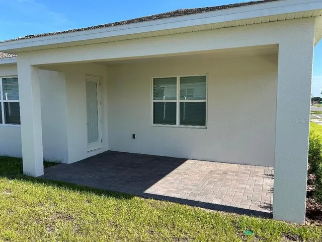 a view of an front door