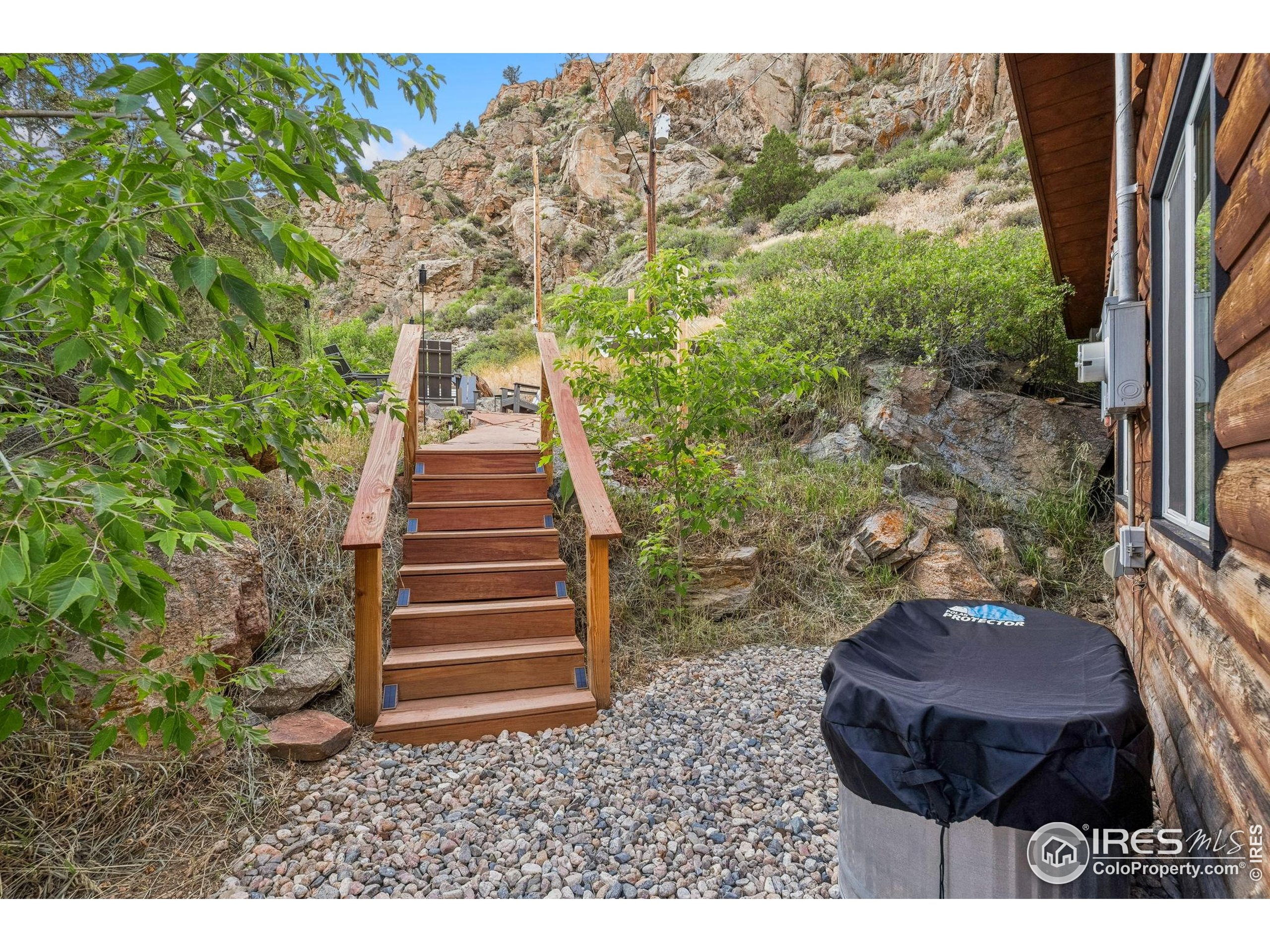 32224 Poudre Canyon Road Bellvue, CO 80512 - Photo 31 of 34 a view of outdoor space and yard
